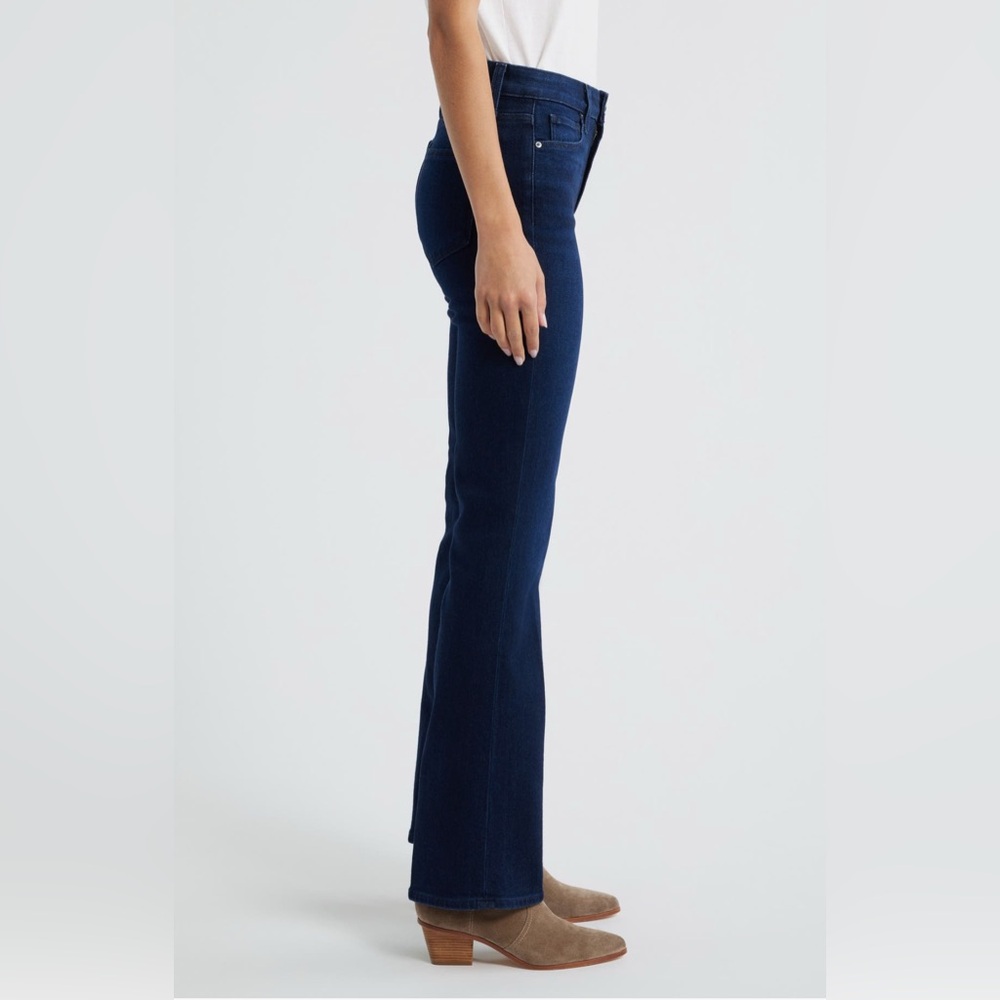 PAIGE Manhattan High-Rise Bootcut Denim Jeans, Sz 25 - Picture 6 of 11